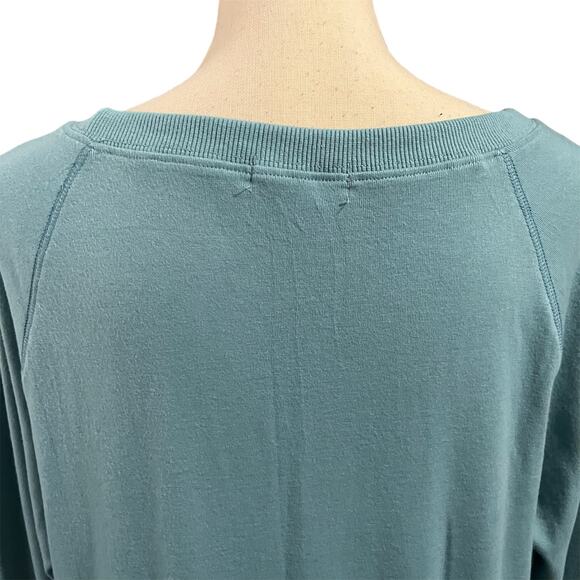 Eadinve "Fun Fact I Don't Care" NEW Women's Blue Sweatshirt Sz L Stretchy Funny - Picture 5 of 8